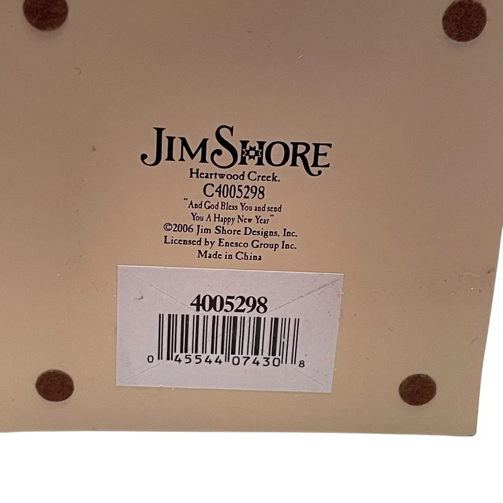 Jim Shore Heartwood Creek God Bless You And Send You‎ A Happy New Year Carolee